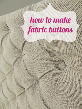 DO or DIY | How to Make Fabric Buttons
